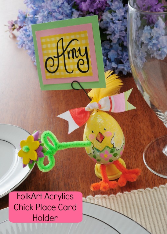 How to Create Chick Place Card Holders for your Spring Celebration Table!